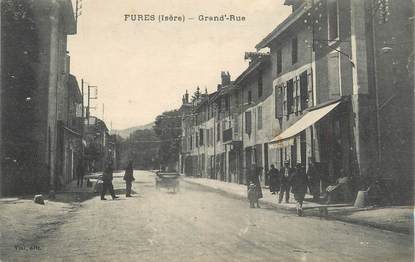 CPA FRANCE 38 " Fures, Grande rue"