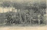 38 Isere CPA FRANCE 38 " Chambaran, Section des mitrailleuses au camp"
