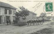 38 Isere CPA FRANCE 38 " Chambaran, Arrivée du bataillon au camp"