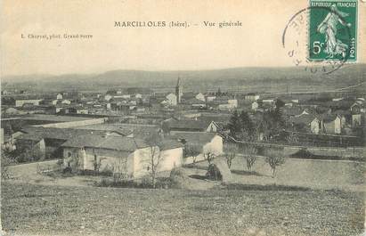 CPA FRANCE 38 " Marcilloles, Vue générale"