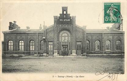 CPA FRANCE 59 "Iwuy, la gare"