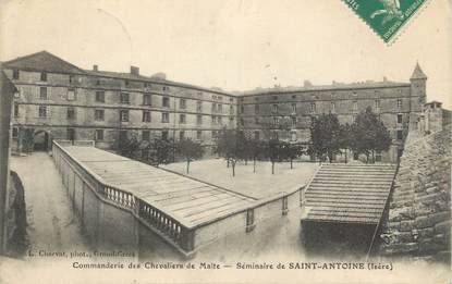 CPA FRANCE 38 " Saint Antoine, Commanderie des Chevaliers de Malte"