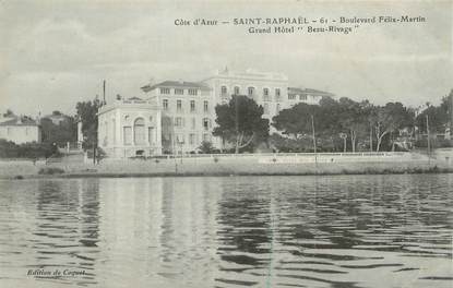 CPA FRANCE 83 " St Raphaël ,Grand Hôtel Beau Rivage"