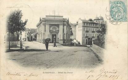 CPA FRANCE 83 " St Raphaël , Hôtel des Postes"