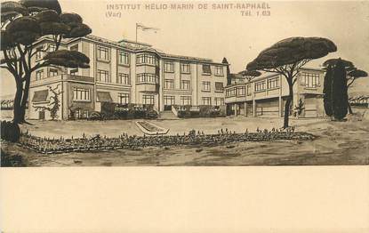 CPA FRANCE 83 " St Raphaël, Institut Hélio Marin"