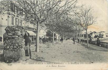 CPA FRANCE 83 " St Raphaël, Boulevard Félix Martin"