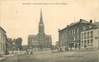 CPA FRANCE 59 "Hautmont, Place Sainte Anne"