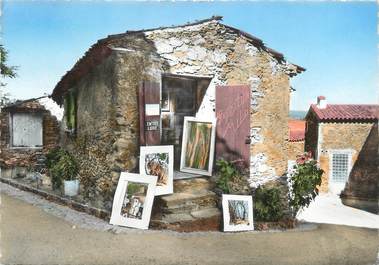 CPSM FRANCE 83 "La Garde Freinet, La galerie du peintre Milo"