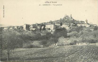 CPA FRANCE 83 "Grimaud, Vue générale"