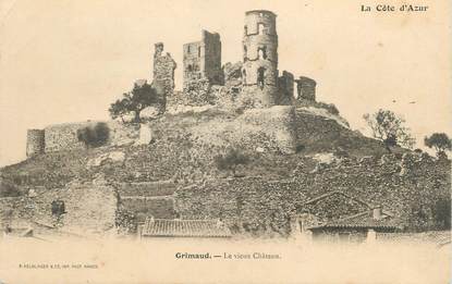 CPA FRANCE 83 "Grimaud, Le vieux château"