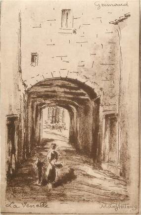 CPA FRANCE 83 "Grimaud, Une rue"