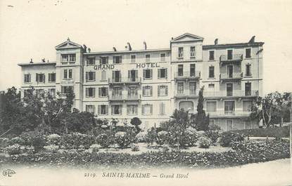 CPA FRANCE 83 " Ste Maxime, Grand Hôtel"