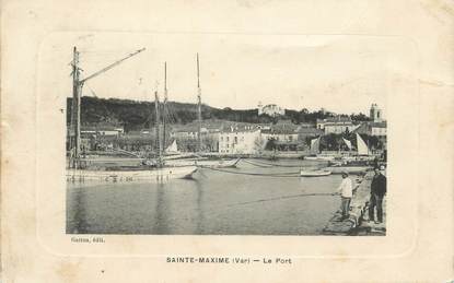 CPA FRANCE 83 " Ste Maxime , Le port"