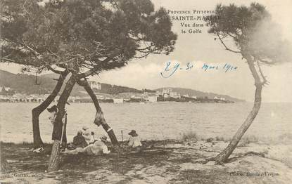 CPA FRANCE 83 " Ste Maxime, Vue dans le Golfe"