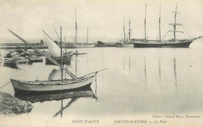 CPA FRANCE 83 " Ste Maxime, Le port"