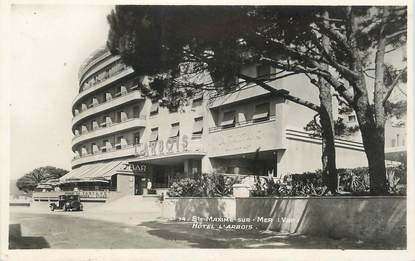 CPA FRANCE 83 " Ste Maxime, Hôtel L'Arbois"