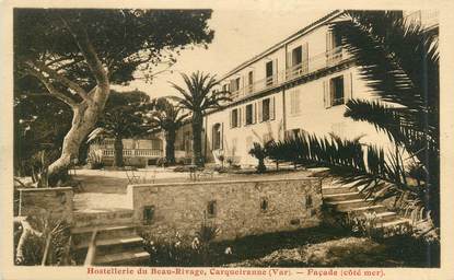 CPA FRANCE 83 " Carqueiranne, Hostellerie du Beau Rivage"