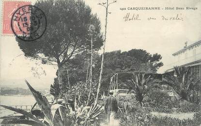 CPA FRANCE 83 " Carqueiranne, Hôtel Beau Rivage"