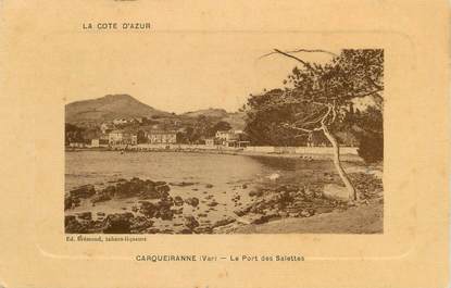 CPA FRANCE 83 " Carqueiranne, Le port des Salettes"