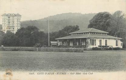 CPA FRANCE 83 " Hyères, Golf Hôtel "