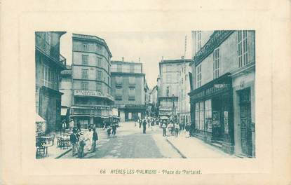 CPA FRANCE 83 " Hyères, Place du Portalet"