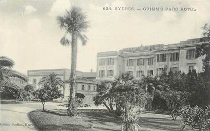 CPA FRANCE 83 " Hyères, Grimm's Parc Hôtel "