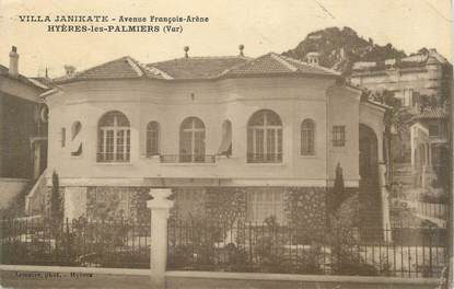 CPA FRANCE 83 " Hyères, Villa Janikate avenue François Arène"