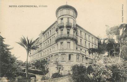 CPA FRANCE 83 " Hyères, Hôtel Continental"