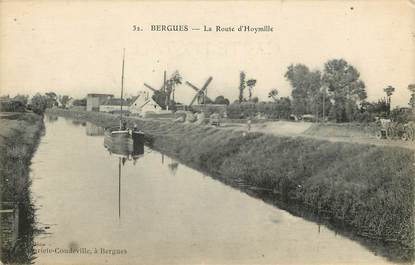 CPA FRANCE 59 "Bergues, la Rte d'Hoymille"