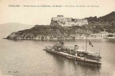 CPA FRANCE 83 "Ile de Port Cros, Le château, la rade"
