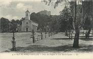 83 Var CPA FRANCE 83 "Ile de Porquerolles, Place de l'église et Fort Ste Agathe"