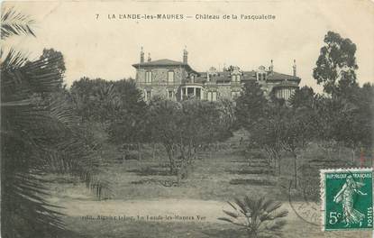 CPA FRANCE 83 "La Londe Les Maures, Château de la Pascalette"