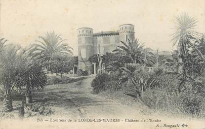 CPA FRANCE 83 "La Londe Les Maures, Château de Léoubes"