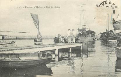 CPA FRANCE 83 "Environs d'Hyères , Port des Salins"