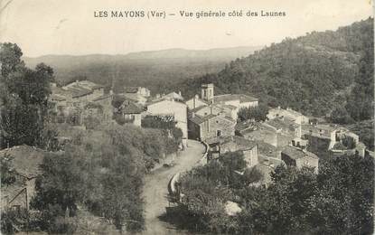 CPA FRANCE 83 " Les Mayons, Vue générale côté des Launes"