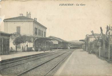 CPA FRANCE 83 " Vidauban, La gare"