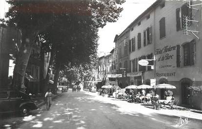 CPSM FRANCE 83 " Lorgues, Le Boulevard Georges Clémenceau"