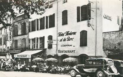 CPSM FRANCE 83 " Lorgues, Hôtel Moderne et du Parc"