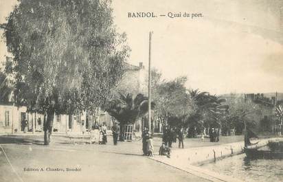 CPA FRANCE 83 " Bandol, Le quai du port"