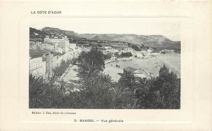 CPA FRANCE 83 " Bandol, Vue générale"