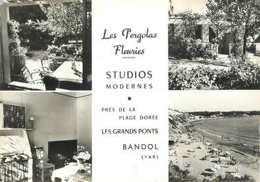 CPSM FRANCE 83 " Bandol, Les Pergolas Fleuries"