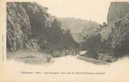 83 Var CPA FRANCE 83 " Ollioules, Les gorges, vue sur le Fort d'Evenos"