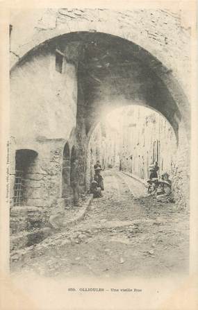CPA FRANCE 83 " Ollioules, Une vieille rue"