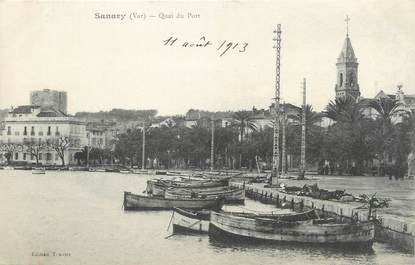 CPA FRANCE 83 " Sanary sur Mer, Quai du port"