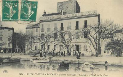 CPA FRANCE 83 " Sanary sur Mer, Hôtel de la Tour"