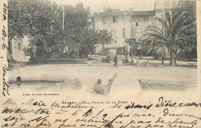 CPA FRANCE 83 " Sanary sur Mer, Place de la Tour"