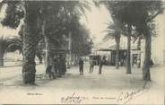 83 Var CPA FRANCE 83 " Sanary sur Mer, Place des Palmiers"