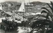 83 Var CPSM FRANCE 83 " Sanary sur Mer, Le port, le jeu de boules"