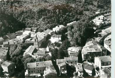 CPSM FRANCE 83 " Meounes Les Montrieux, L'église et le centre du village"