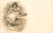 Enfant CPA ENFANT  dessiné "Petites filles"   /  Editeur AMB